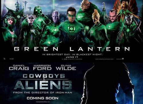 Green Lantern Cowboys & Versus Aiens